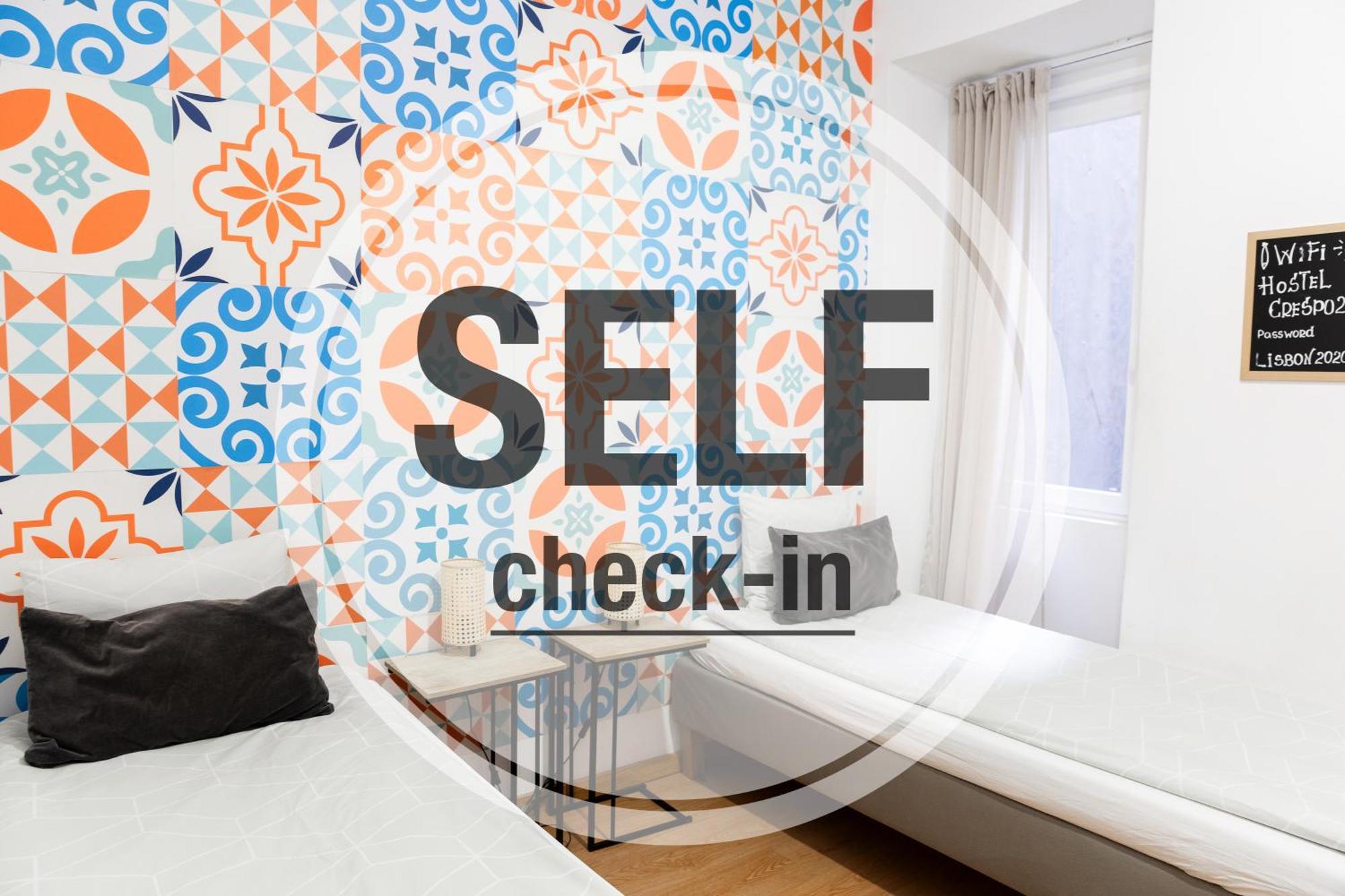 Hostel Crespo Lisboa Rum bild